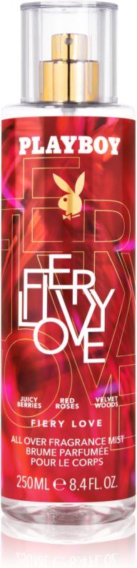 Playboy Fiery Love spray corporel pour femme 250 ml