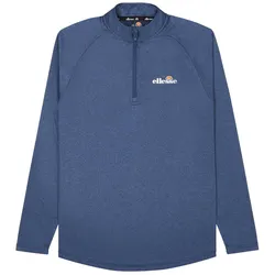 ellesse Herren Langarm-Shirt BOVARO - Fitness, Sport, Stehkragen, Zipper, Logo Blau / L