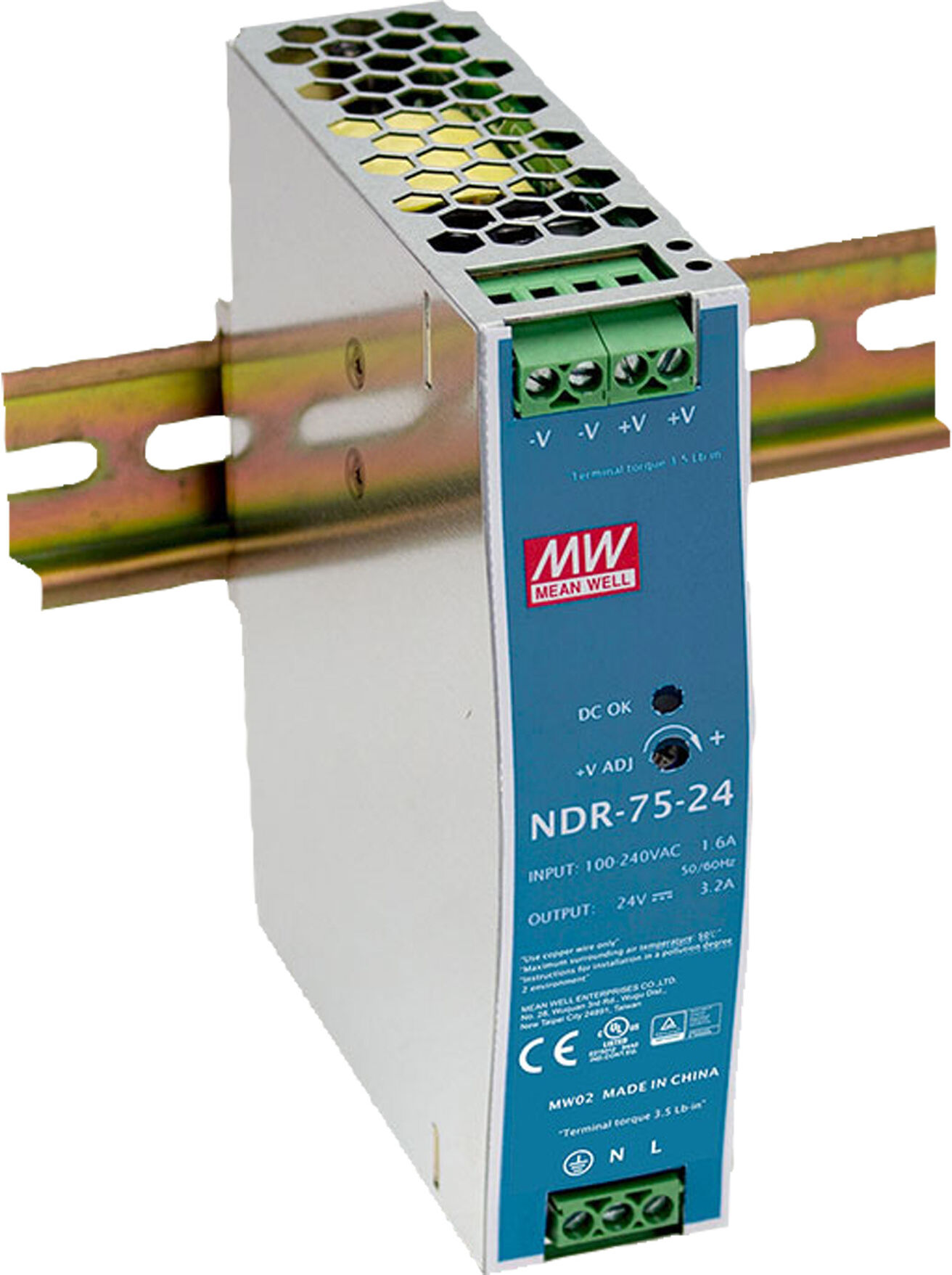 Sonstige Meanwell Din-Schienen-Netzteil 75 W/24 V Dc Mean Well Ndr-75-24