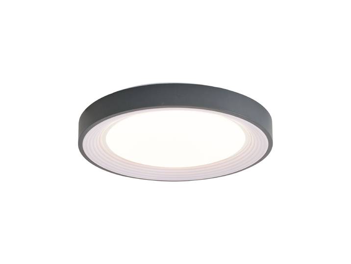 Plafonnier moderne gris avec blanc 48cm LED incluse Dimmable RGB
