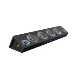 Hifonics 4 x 20 cm (8") SPL Bassreflex-System mit 2 x 25 mm (1") Horn-Hochtön...