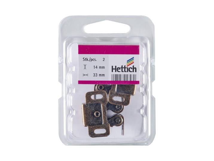 Hettich Schnäpper 9268010 Stahl Bronze 33 mm