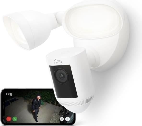 Ring Spotlight Pro Wired Surveillance Camera - Wit - EU