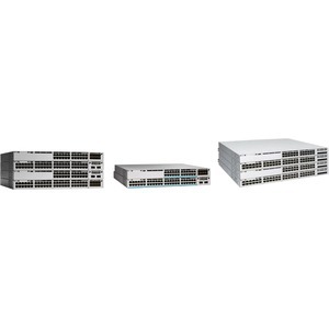 Cisco Catalyst C9300L-24UXG-4X-A, Managed, L2/L3, 10G Ethernet (100/1000/10000), Power over Ethernet (PoE), Rack-Einbau, 1U