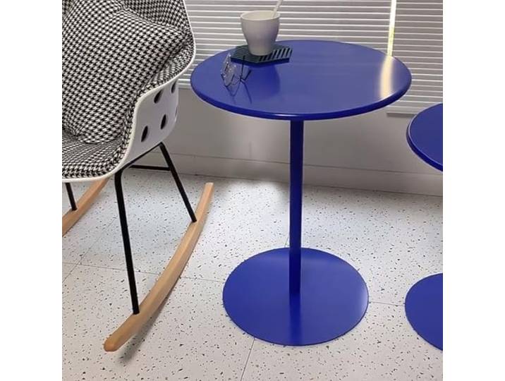 Gaommini Couchtische für den Außenbereich, Terrassen-Beistelltisch, runder Cocktail-Bartisch in Thekenhöhe, Bistro-Esstisch, Pub-Tisch für die Veranda, das Deck den Hinterhof Garten(70x70x104cm)