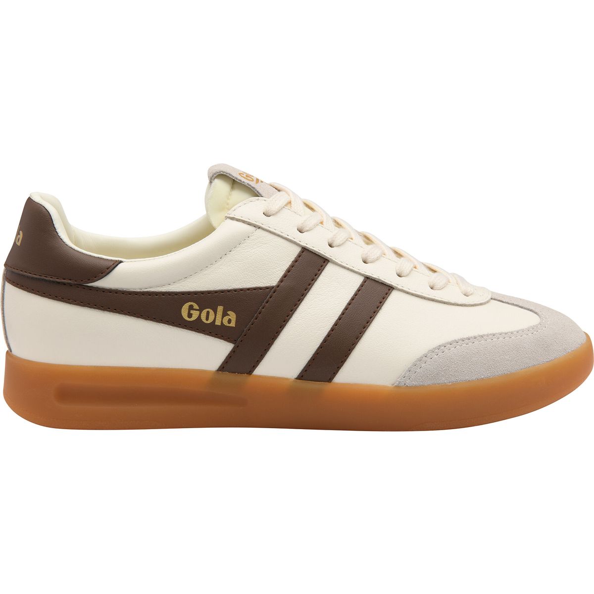 Gola Cyclone Leather Sneaker Men off white/root/gum (AT) 46 CMB743-AT-46-offwhiterootgum
