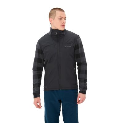 Fahrradjacke VAUDE "MEN'S MINAKI MID JACKET II", Herren, Gr. XXL, schwarz, Obermaterial: 100% Polyester, Jacken Fahrradjacke, für sportliche Aktivitäten im Radsport, aus wärmendem Fleecematerial