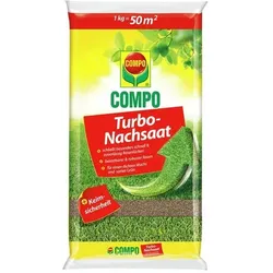 COMPO Rasensamen »Turbo-Nachsaat« 1,0 kg grün