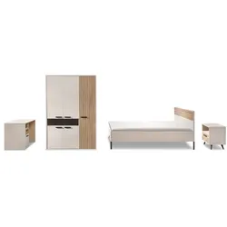 Composad Jugendzimmer-Set Bravo 4tlg. Dekor Cashmere-Beige