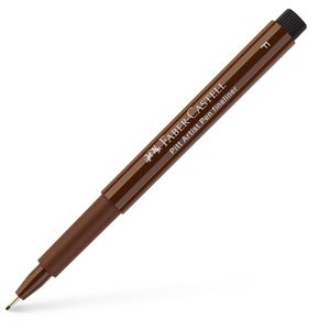 Faber-Castell Tuschestifte Pitt Artist Pen 167275, sepia dunkel, Rundspitze 0,5mm