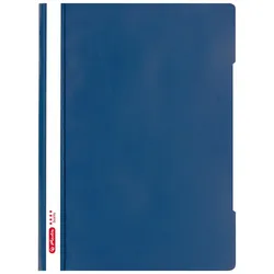 herlitz Schnellhefter Quality DIN A4 Kunststoff dunkelblau