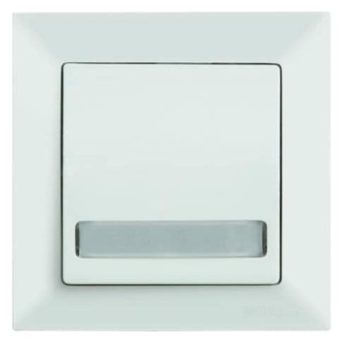 Mutlusan Candela Schalter beleuchtet und beschriftbar weiss (32641182)