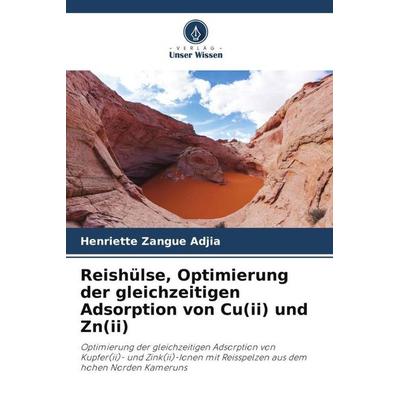 Reishülse, Optimierung der gleichzeitigen Adsorption von Cu(ii) und Zn(ii), Taschenbuch von Henriette Zangue Adjia, Verlag Unser Wissen,