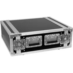 Roadinger Rack Profi 4HE 45cm (19" Case), Audio Racks + Cases, Braun