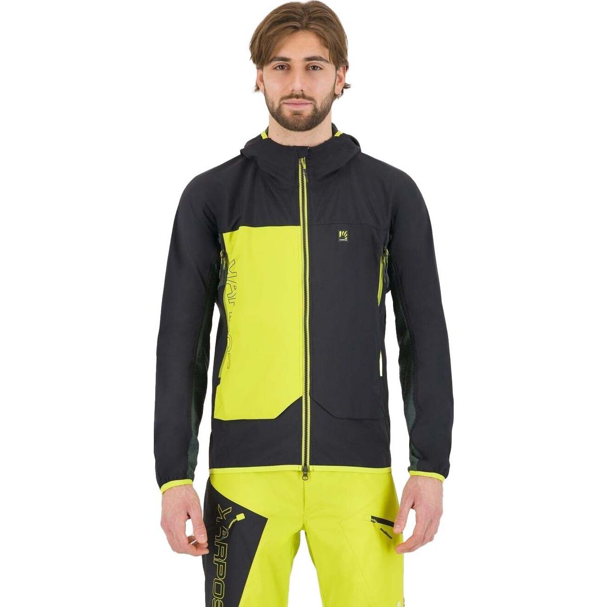 Karpos Pizzo Bianco Jacket black/woodl.gray/acid lime (038) M 2511032-038-M