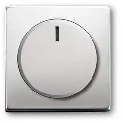 Drehknopf Dimmer pur edelstahl mt Kontrollfenster/Lichtauslass