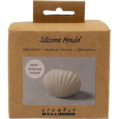 Creativ Company Silikonform, Muschel, H 6 cm, L 9 cm, B 5 cm, 1 Stk