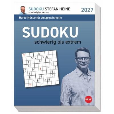 Stefan Heine Sudoku schwierig bis extrem Tagesabreißkalender 2027
