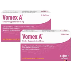 VOMEX A KINDER SUPPO. 40MG 2X10 St