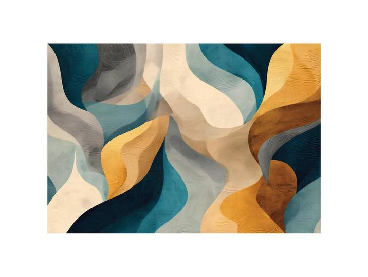 FOTOTAPETE Art Deco Abstrakt Beige 200x140 cm