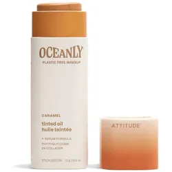 Attitude, Foundation, Oceanly Light Coverage Face Tinted Oil Stick EWG Verified Titanium (Caramel)