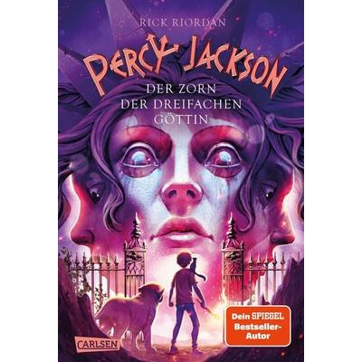 Percy Jackson 7: Der Zorn der dreifachen Göttin, Gebundene Ausgabe von Rick Riordan, Carlsen, 978-3-551-55753-7