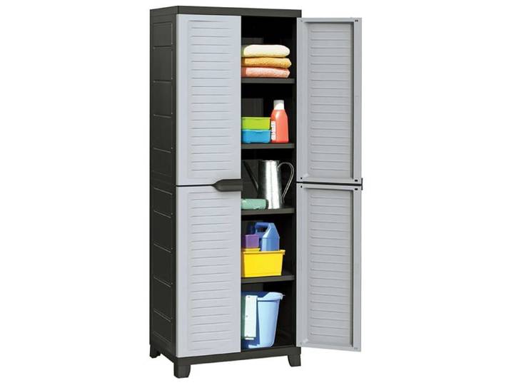 SALE 2026  Buffet bahut Gris - Armoire en plastique 65x45x181cm PRO674329900