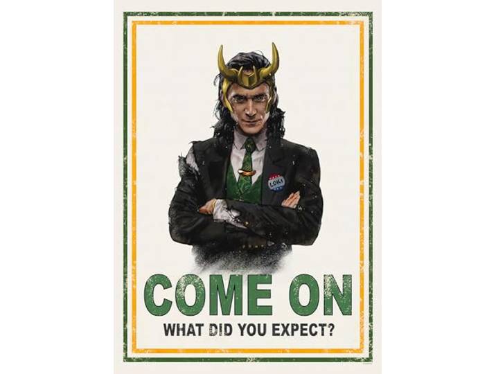 Komar Wandbild - Loki for President- Größe 50 x 70 cm - Ohne Rahmen - Poster, Kunstdruck, Kinderzimmer, Wanddekoration