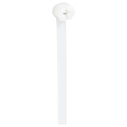 TRU COMPONENTS TC-12814180 Kabelbinder 370 mm 7 mm Natur mit Metallzunge, chemische Beständigkeit 100 St.