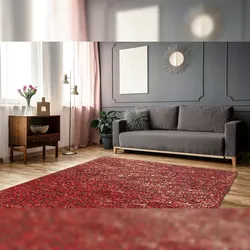Kayoom Teppich Finish 100 Rot / Gold - ILJN3-80-150-E