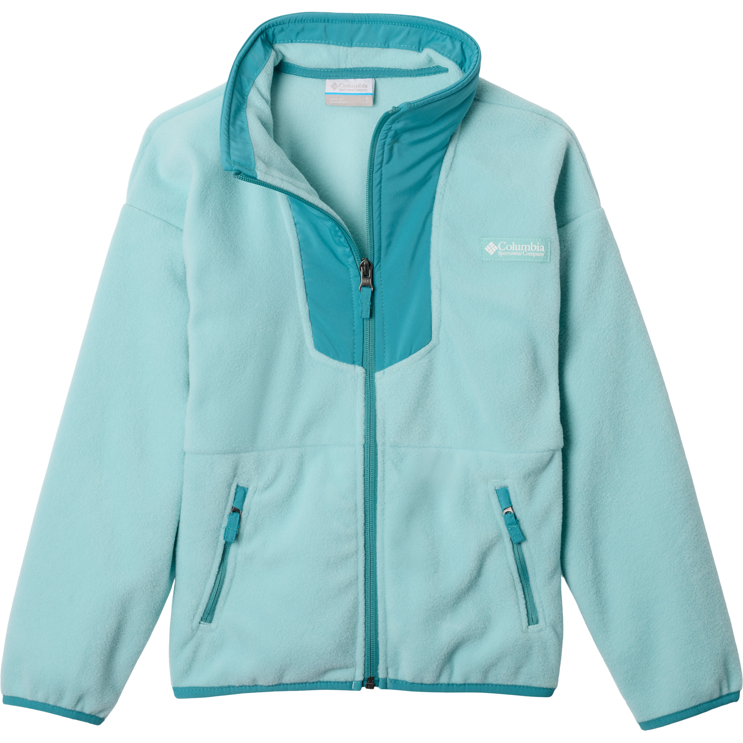 Columbia Sequoia Grove Fleece Kinder Fleecejacke blau Größe 168 Camping Widerstandsfähig
