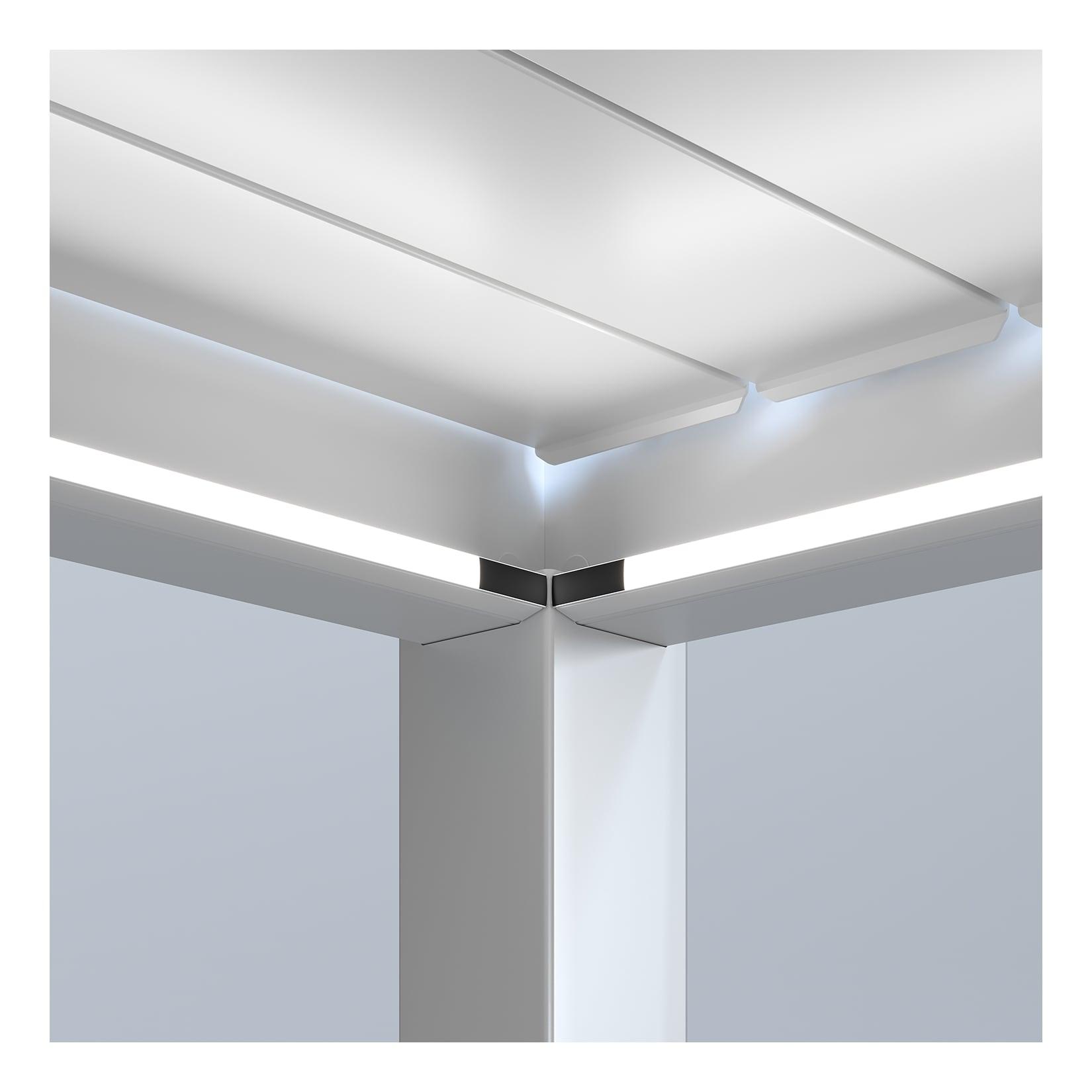 Weide Led Kit 10 Größe Weiß Für Weide Pergola4.0 X 6.0 Meter