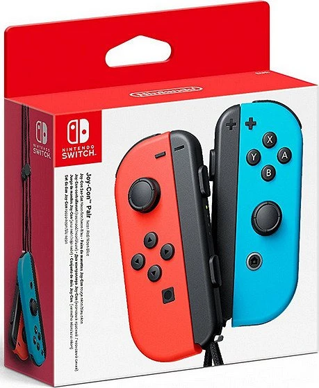 Nintendo Joy-Con 2er-Set (neon-rot/neon-blau)