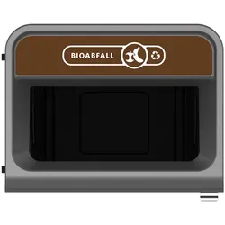 Rubbermaid Recyclingstation 2154780 125l Behältereinheit Bioabfall br
