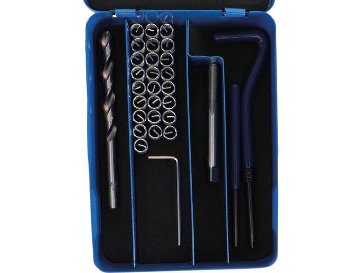 BGS - Reparatie schroefdraad - Helicoils - Komplete set - M7 x 1.0 29 stuks - BGS9431
