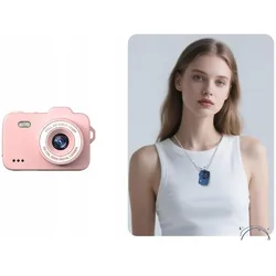 Xrec X8 12MP Breloczek Różowy Łososiowy (12 Mpx), Kamera, Pink, Rosa