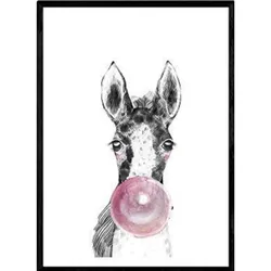 POSTER Baby – Kinder A4 Schwarzer Rahmen