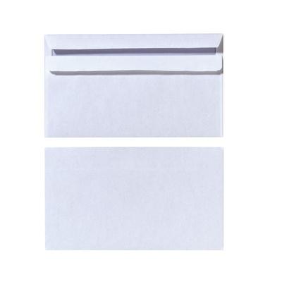 Herlitz Briefumschlag DIN lang selbstklebend weiß 100er Set