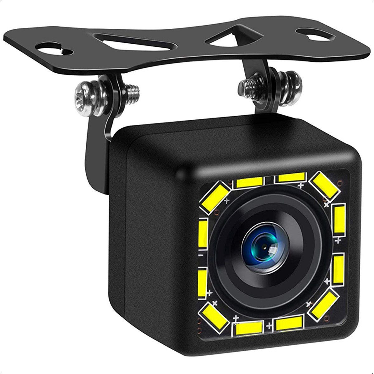 Strex SP97 Achteruitrijcamera met 12 LED - Zwart