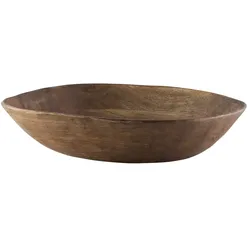 Gray & Jones Dekoschale   ¦ holzfarben ¦ Massivholz ¦ Maße (cm): H: 7  Ø: 33.0