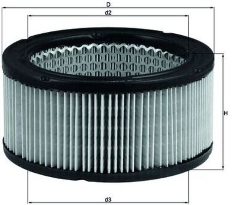 Ilmansuodatin Knecht Lx 213