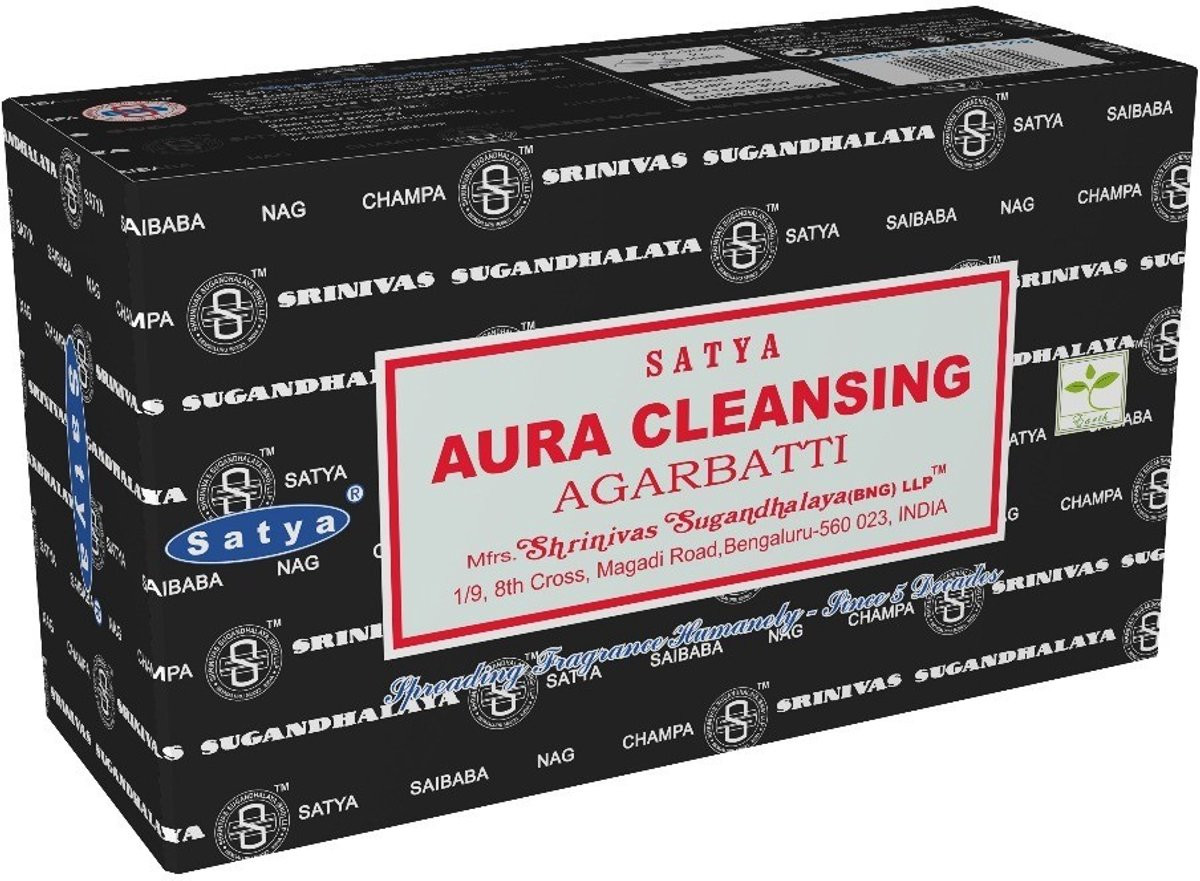 Satya Aura Cleansing wierookstokjes - 12 x 15 stuks