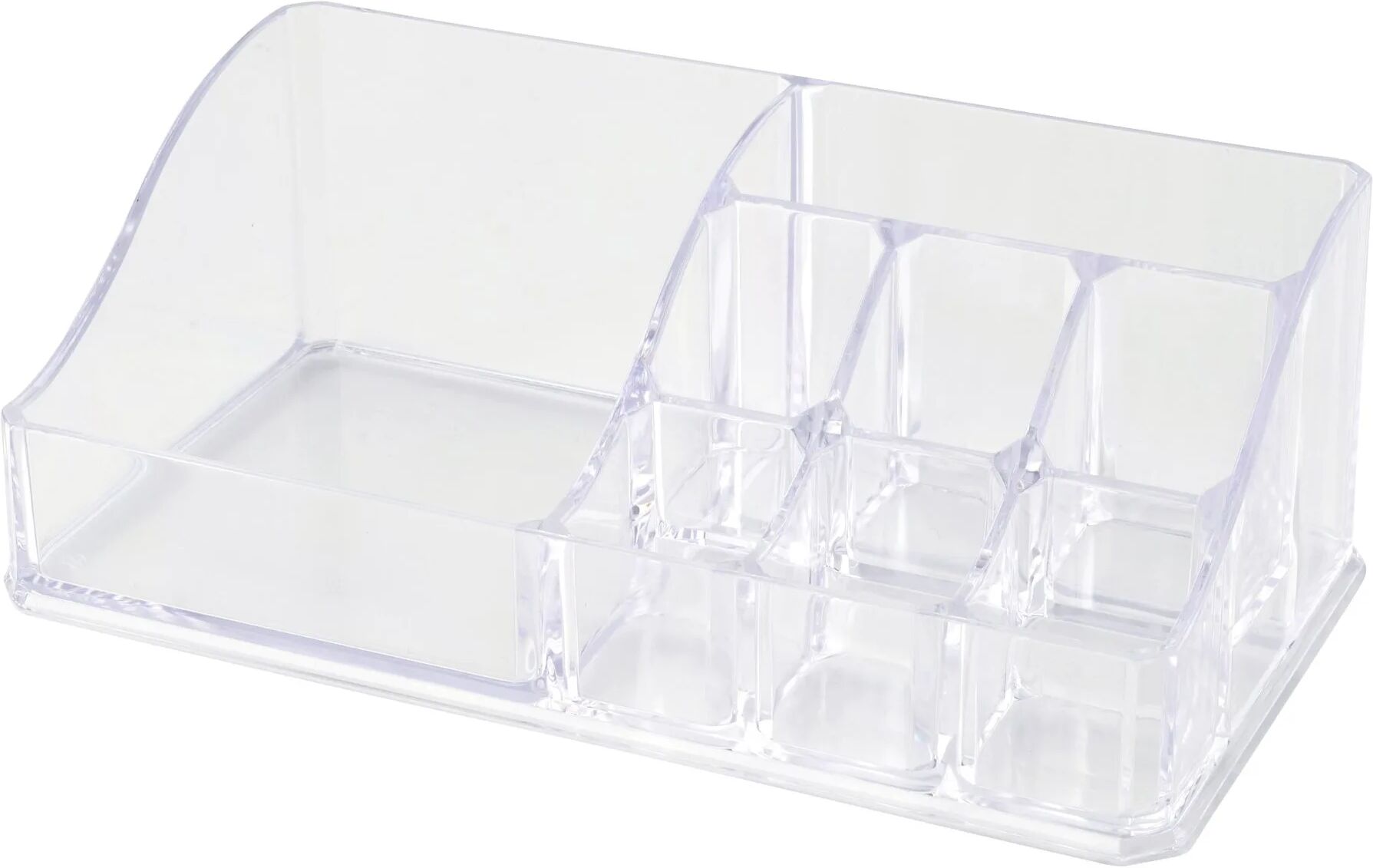 FACKELMANN Make up Organizer 17,5 cm breit, Transparent, Kunststoff