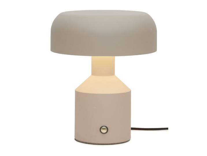 Lampe de table métal gris ø25cm