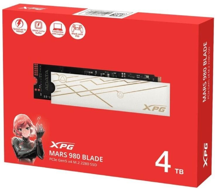 ADATA XPG MARS 980 Blade M.2 2280 NVMe PCIe 5.0 SSD 4TB