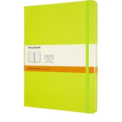 Moleskine Liniertes Notizbuch XL mit hartem Einband Limette