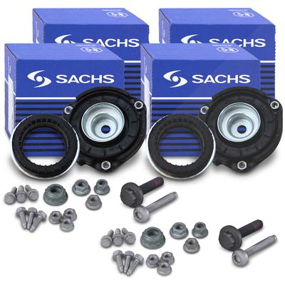 Sachs 2x Domlager + 2x Schraubensatz vorne [Hersteller-Nr. 40792714] für Skoda, VW, Seat, Audi