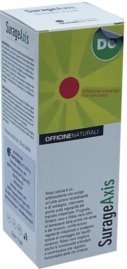 OFFICINE NATURALI Srl SURAGE AXIS Sol.Ial.50ml