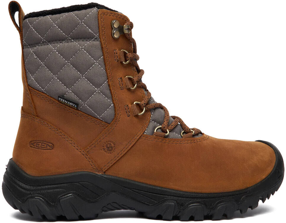 Keen greta boot ii waterproof zapatilla moda mujer Marron (36)