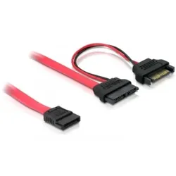 DeLOCK SATA All-in-One Kabel 0.5m, Slimline (Buchse)